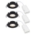 Zestaw 3 opraw wpuszczanych czarnych 3xLED 4,8W Moodmaker™ Monolo NO2510310103 - Nordlux